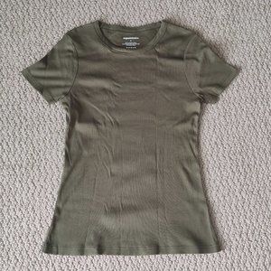 Organic Cotton Ribbed T-Shirt